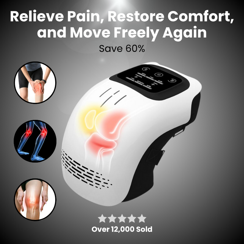 Knee Massager – Instant Pain Relief, Therapeutic Heat, and Comfort Anywhere